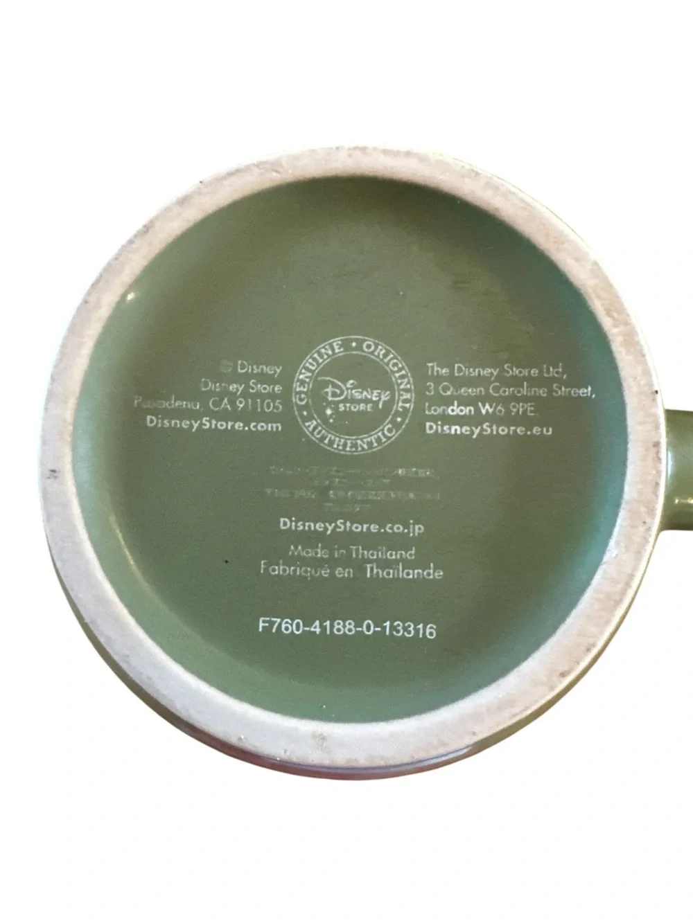 Disney Store Goofy “Gwarsh! Did I Do That?” Coffee Tea Mug 20oz Green